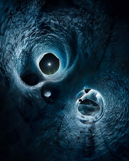 Heart of the Glacier - a Photographic Art Artowrk by Liam Man